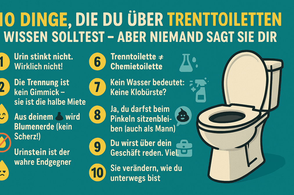 10 Dinge, die du über Trenntoiletten wissen solltest – aber niemand sagt sie dir