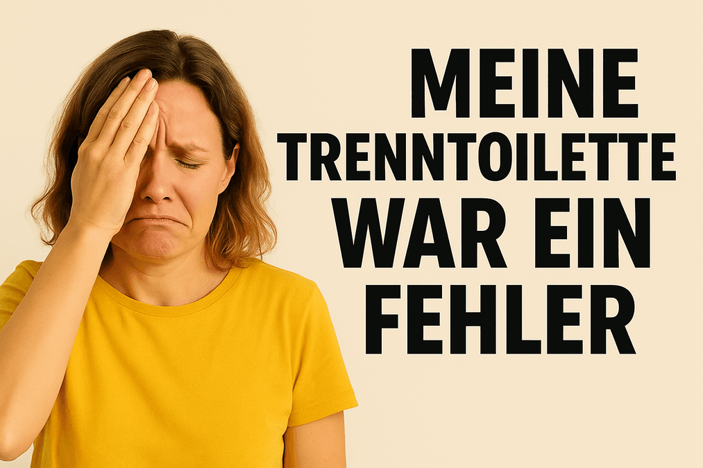 Meine Trenntoilette war ein Fehler