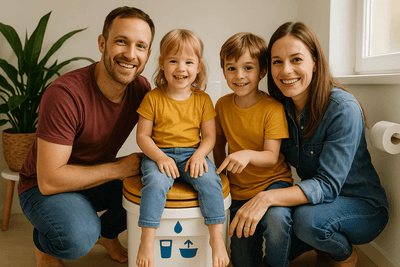 Trenntoilette für Familien mit Kindern – So klappt's ohne Chaos
